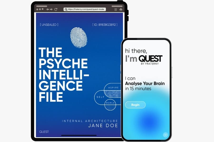 Quest introspective journaling interface