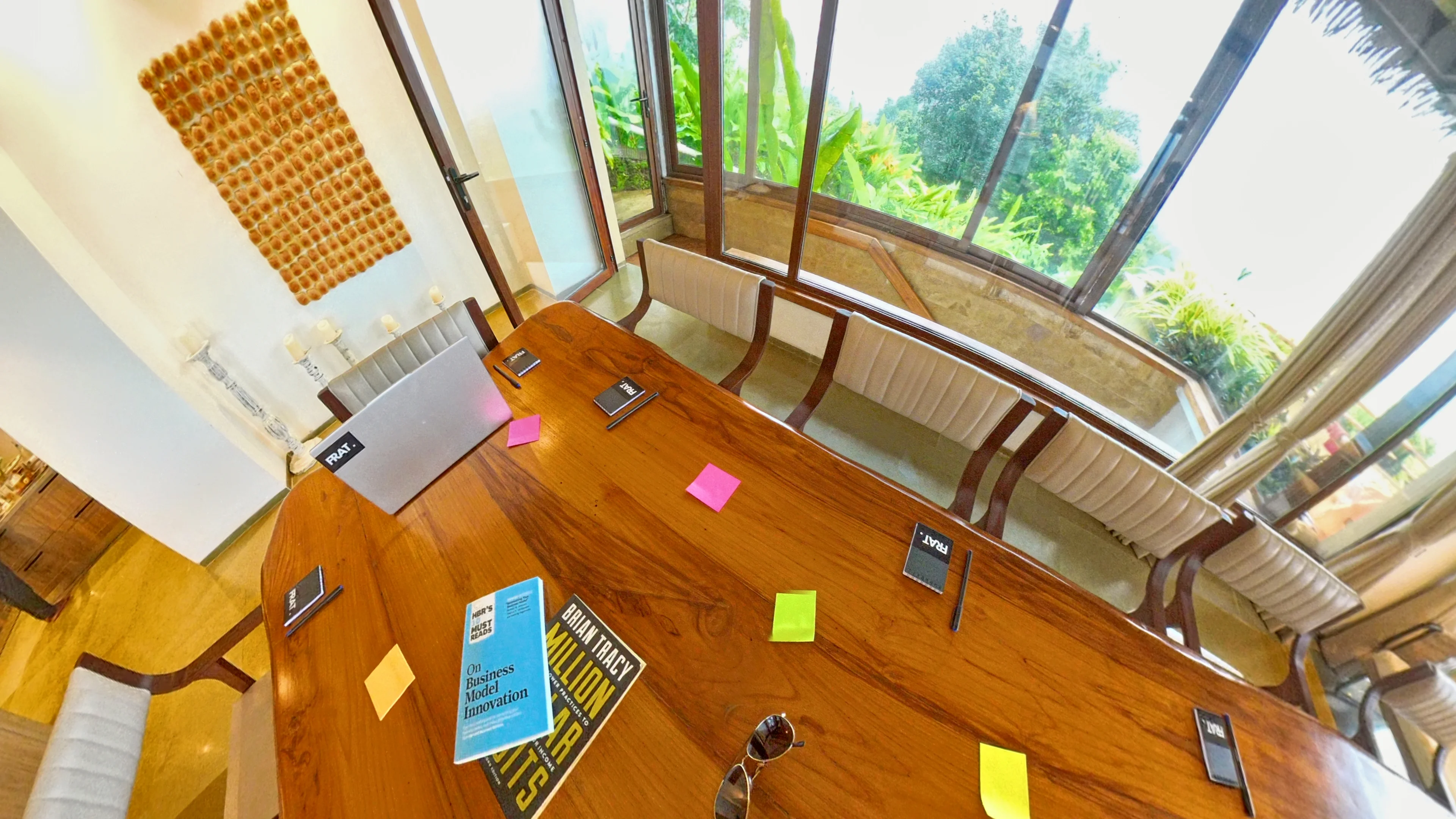 Luxury villa experience setting